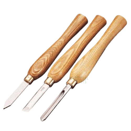 3 Piece HSS Chisel Pen Turning Set - Ring Turning Ring making cores, blanks, inlays and tools