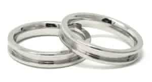 4mm Inlay Stainless Steel Ring Core - Ring Turning Ring making cores, blanks, inlays and tools