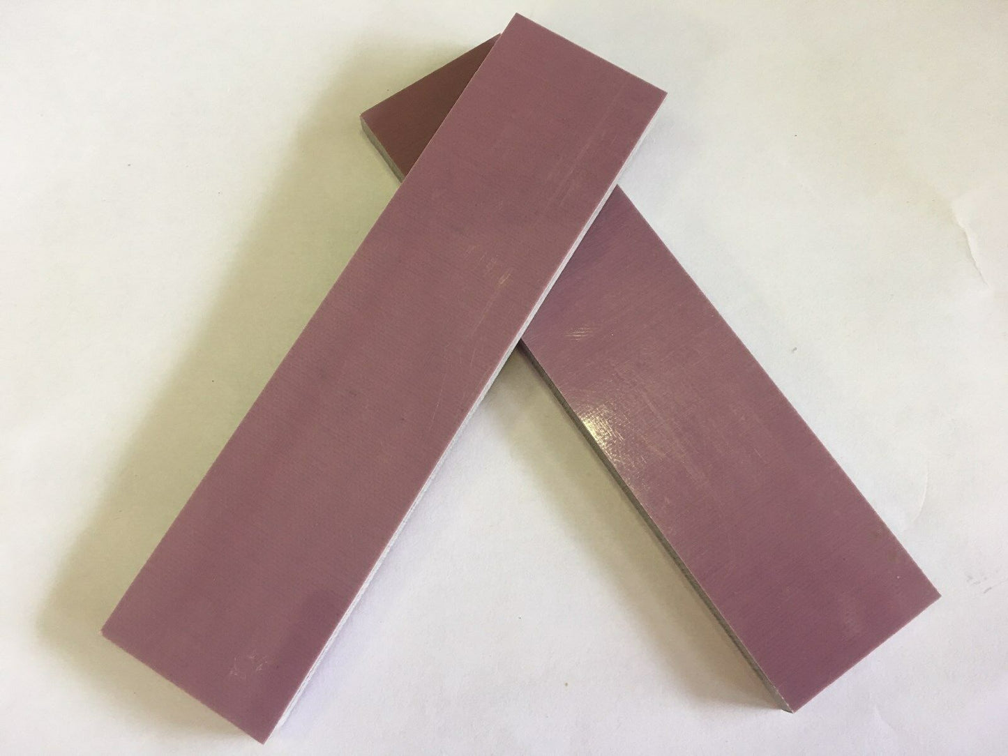 G10 Knife Scales - Pink/Black - Set of 2