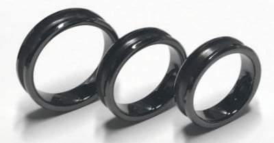 8mm Black Ceramic Inlay Ring Core - Ring Turning Ring making cores, blanks, inlays and tools