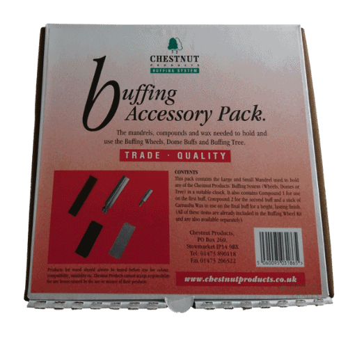 Buffing Accessory Pack - Chestnut Products - Ring Turning Ring making cores, blanks, inlays and tools