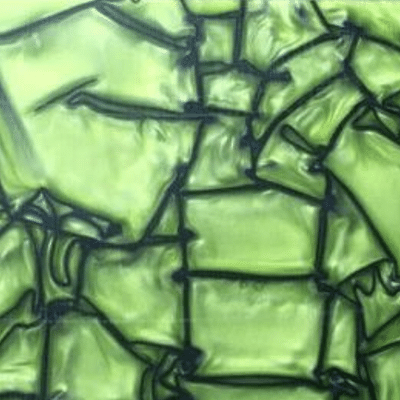 Kirinite Toxic Green Craft Sheet 300mm x 150mm x 9mm