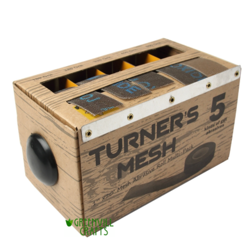 Turners Mesh Abrasive Strip 5-Grit Pack - Ring Turning Ring making cores, blanks, inlays and tools