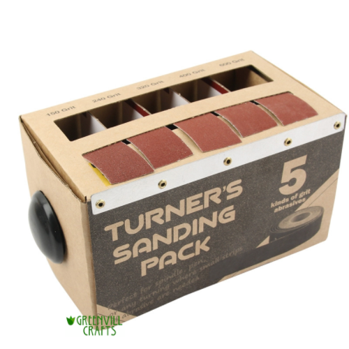 Turners Multi Abrasive Roll Pack 5-Grits - Ring Turning Ring making cores, blanks, inlays and tools